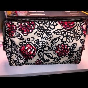 Coach Poppy Daisy Floral Graffiti Cosmetic Bag / Makeup Pouch